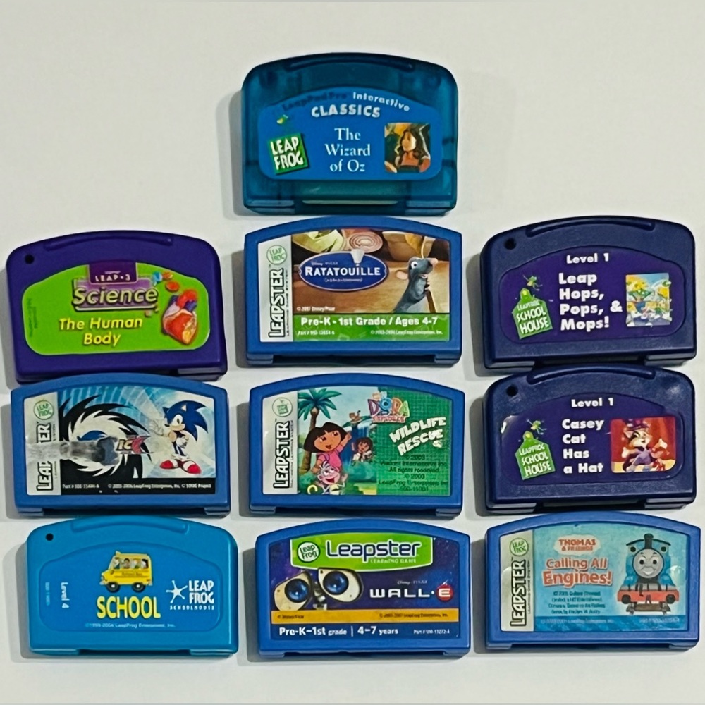 LeapFrog & Leapster Game Lot